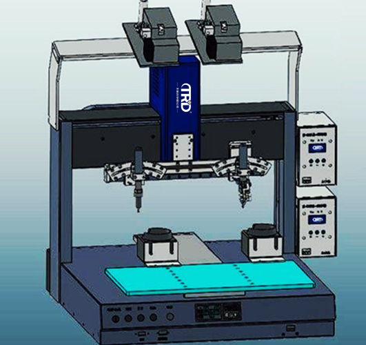 雙平臺(tái)雙頭五軸焊錫機(jī)