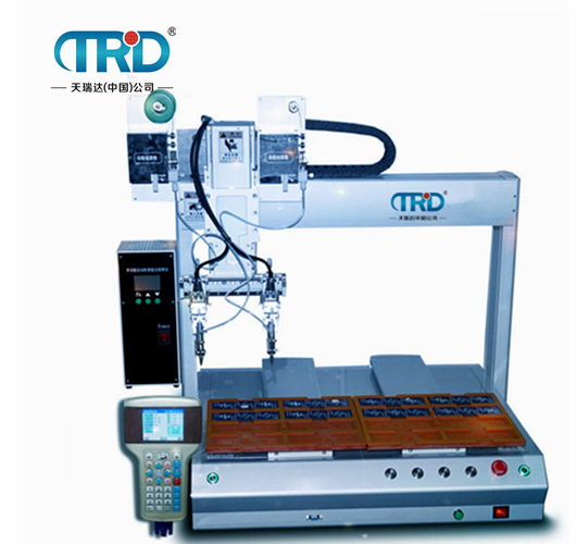 雙頭雙平臺自動焊錫機
